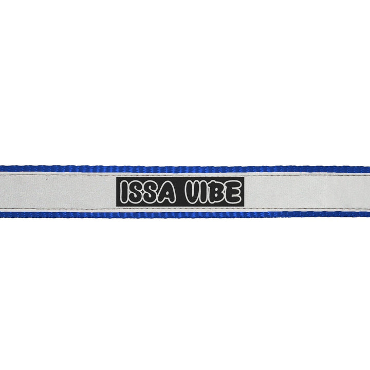 "Issa Vibe" Printed Reflective Nylon Neck Belt Adjustable Dog Collar