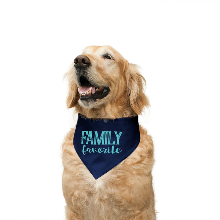 "Family Favourite" Printed Reversible Bandana for Dogs