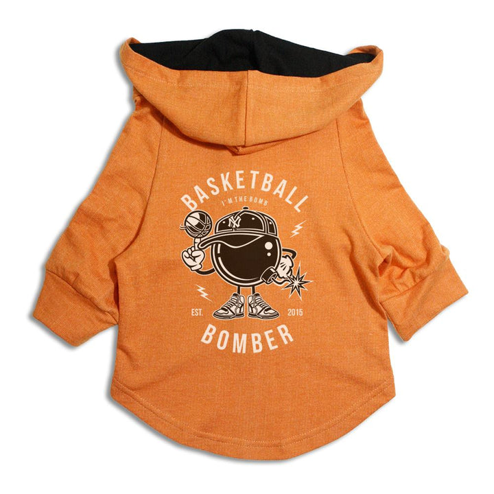 Basketball Bomber Cat Hoodie Jacket