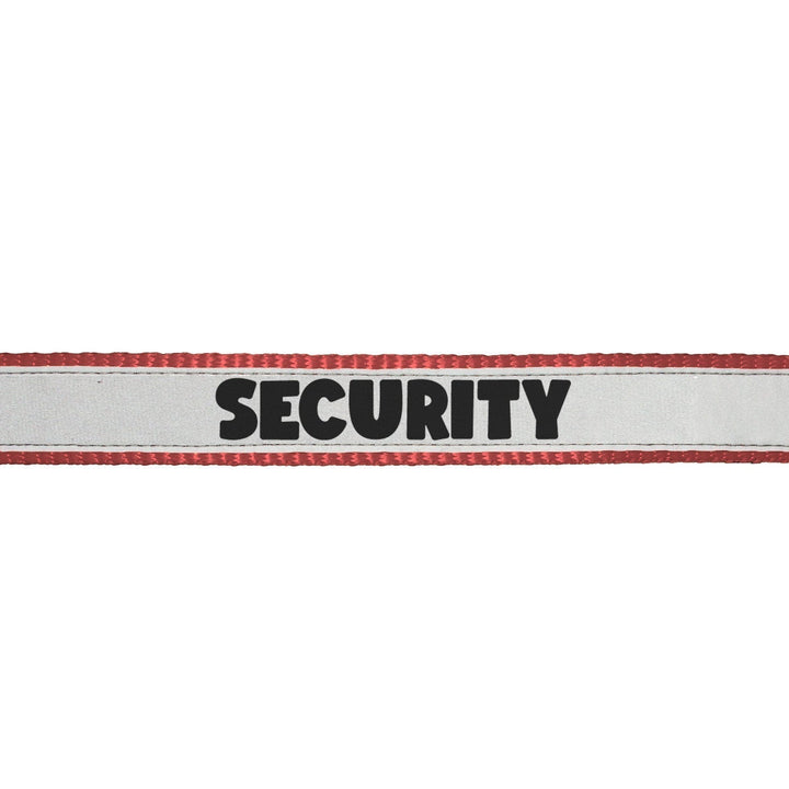 "Security" Printed Reflective Nylon Neck Belt Adjustable Cat Collar