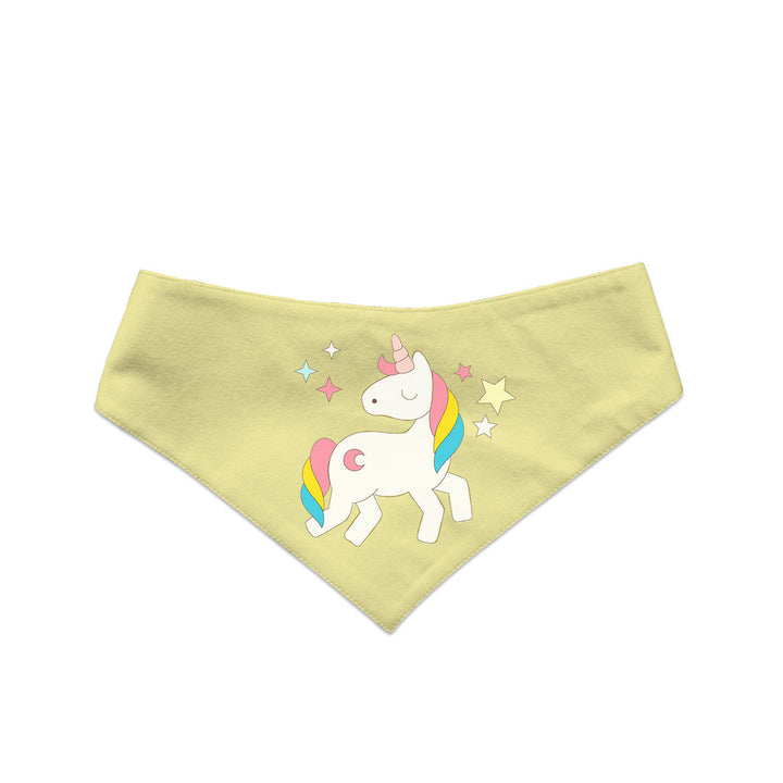 "Unicorn" Printed Reversible Bandana for Dogs