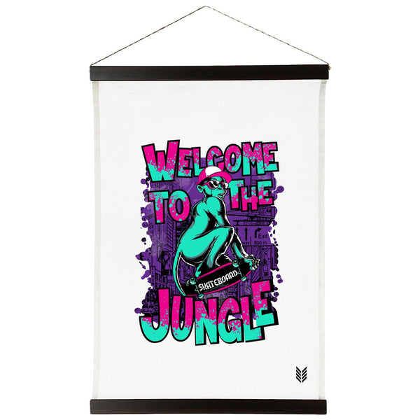 Ruse White Hipster Jungle Wall Hanging