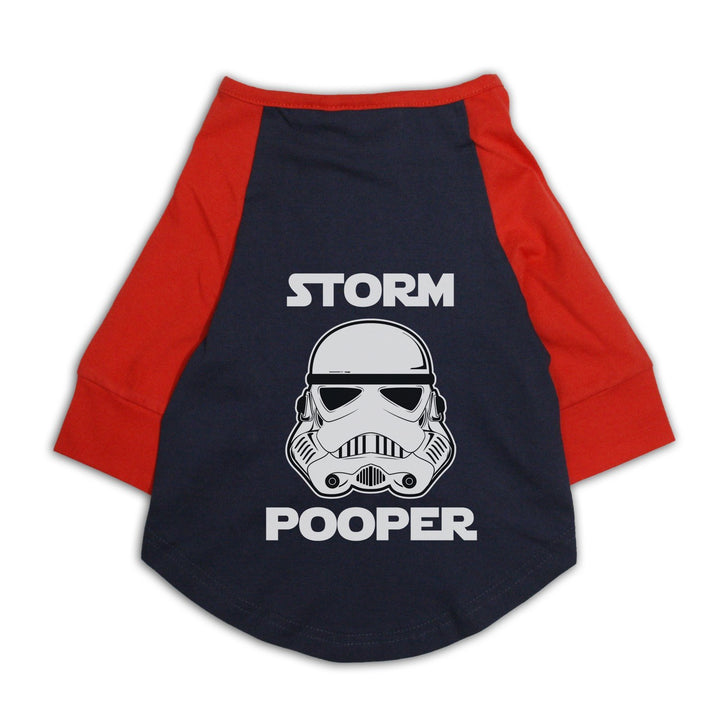 Ruse X-Small  and  Navy and Red Storm Pooper Raglan Cat Streetwear Tee