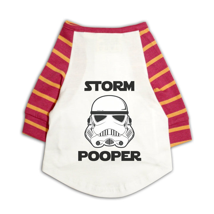 Storm Pooper Striper Raglan Cat Streetwear Tee