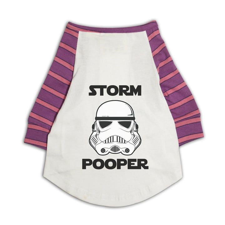 Storm Pooper Striper Raglan Cat Streetwear Tee