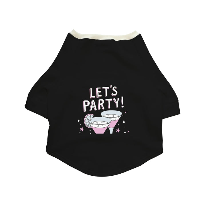 "Let's Party" Printed Cat Technical Jacket