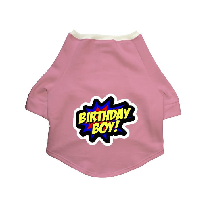 "Birthday Boy" Printed Cat Technical Jacket