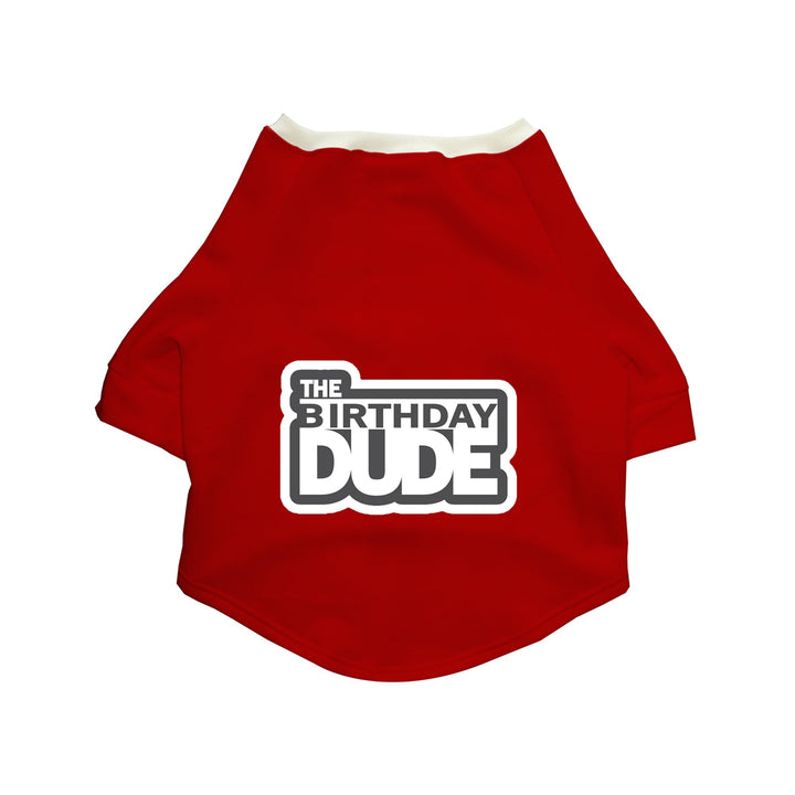"The Birthday Dude" Printed Cat Hoodie Jacket