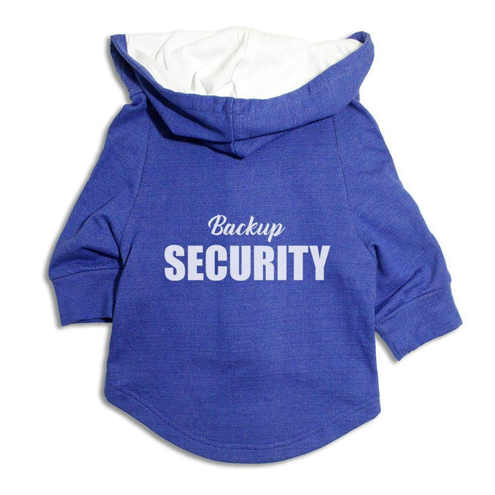 "Backup Security" Dog Hoodie Jacket
