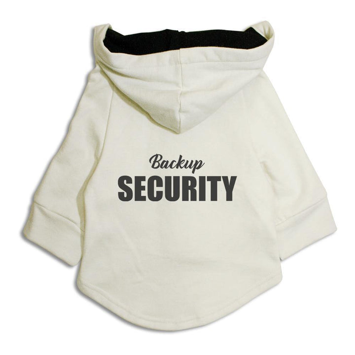 "Backup Security" Dog Hoodie Jacket