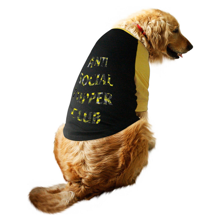Anti Social Pupper Club Raglan Dog Streetwear Tee