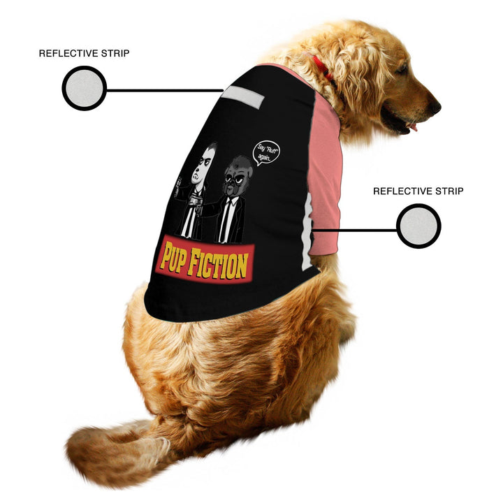 Pup Fiction Reflective Raglan Dog Tee | Visibilitee Collection