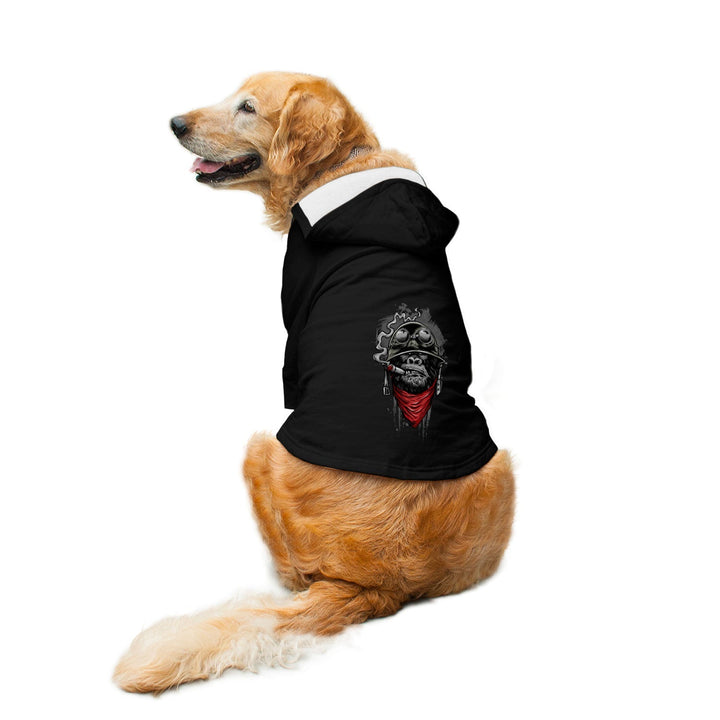 "Ape Of Duty" Printed Dog Hoodie Jacket
