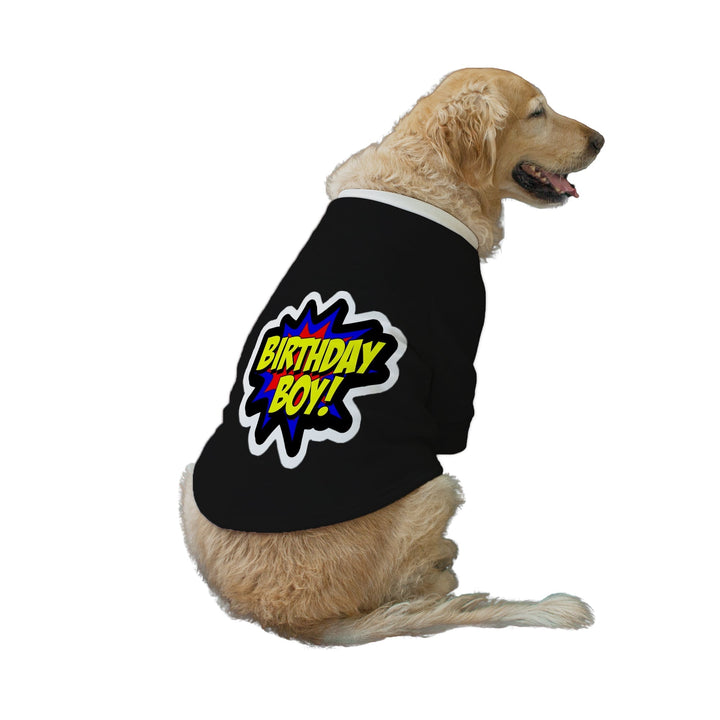 "Birthday Boy" Printed Dog Technical Jacket