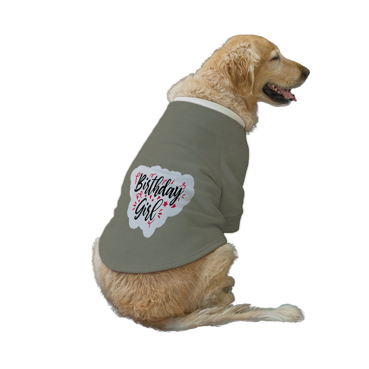 "Birthday Girl" Printed Dog Technical Jacket