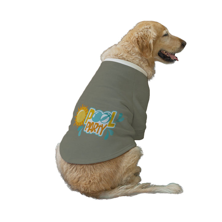 "Pool Party" Printed Dog Technical Jacket