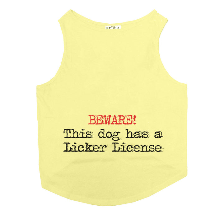 Licker License Dog Tee