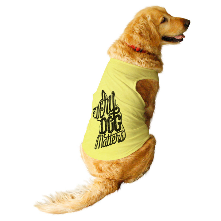 Ruse "Every Dog Matters" Printed Tank Dog Tee