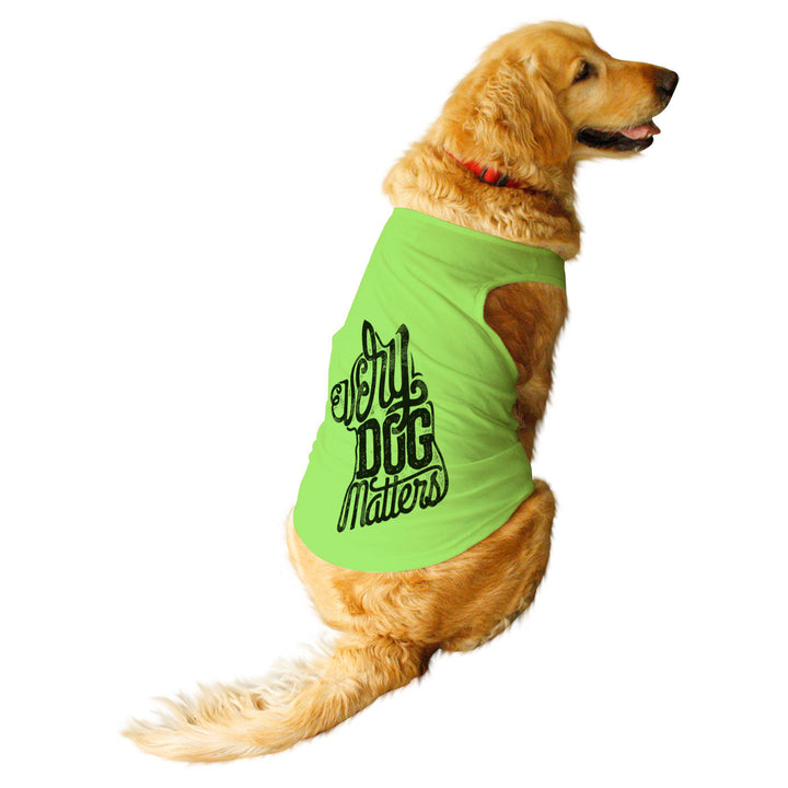 Ruse "Every Dog Matters" Printed Tank Dog Tee