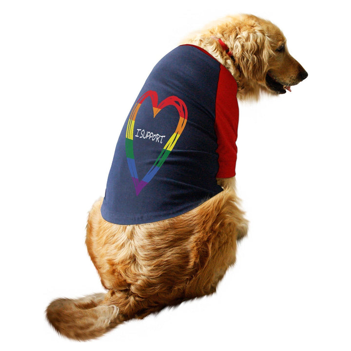 "LGBTQ - 2" Raglan Dog Streetwear Tee