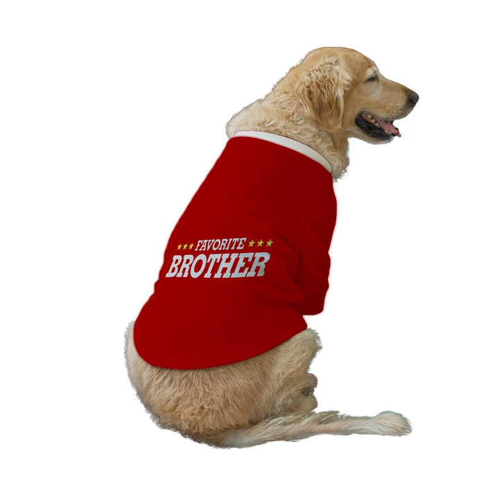 "Favourite Brother" Printed Dog Technical Jacket