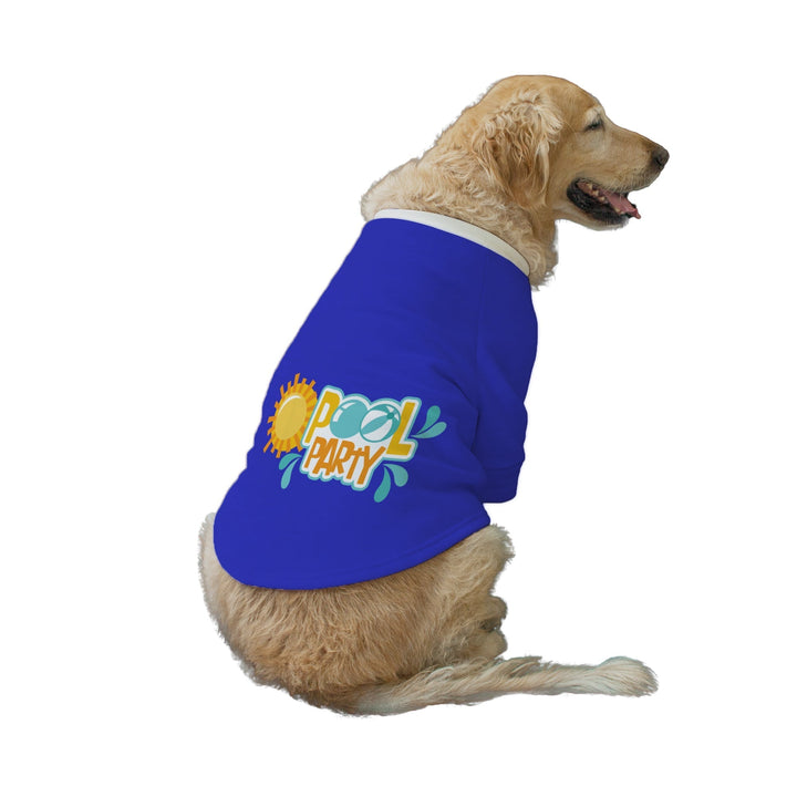 "Pool Party" Printed Dog Technical Jacket