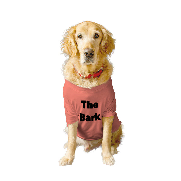 Ruse Basic Crew Neck "The Bark" Printed Half Sleeves Dog Tee