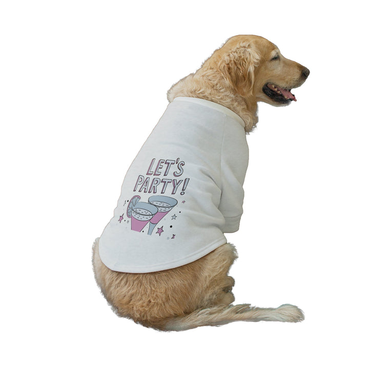 "Let's Party" Printed Dog Technical Jacket