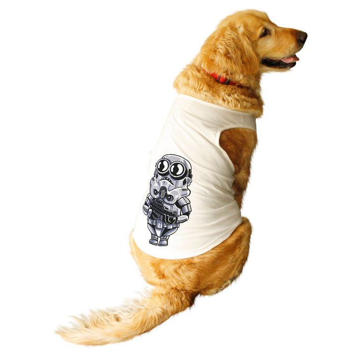 Ruse "Cartoon Trooper" Printed Tank Dog Tee