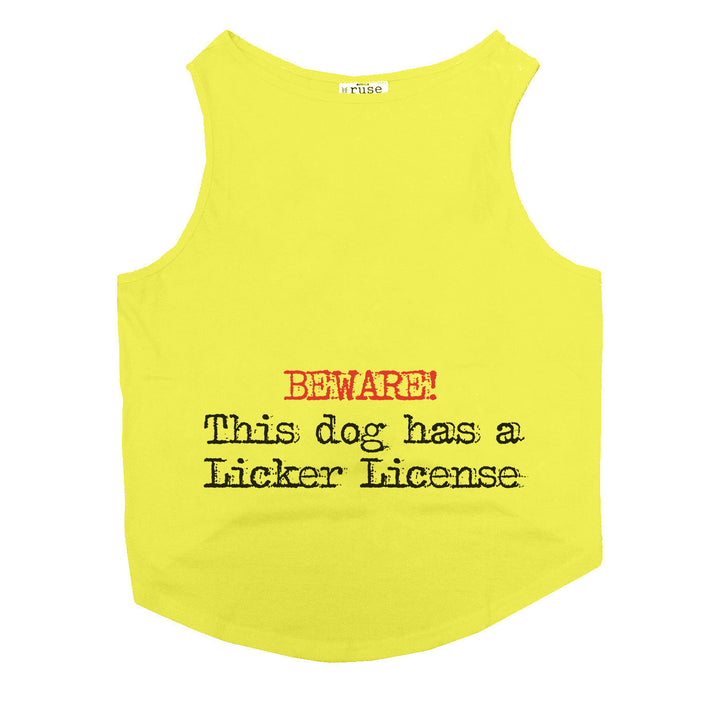 Licker License Dog Tee